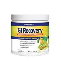 Enzymedica - GI Recovery, Fermented Digestive Drink Mix Supplement with Prebiotic Fiber, L-Glutamine and Superfoods, Tropical Greens Flavor, Gluten Free, 30 Servings (210 Grams)