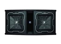 Kicker Q-Class DL712 Dual KICKER L7 12-inch Subwoofers in Vented Enclosure, 2-Ohm