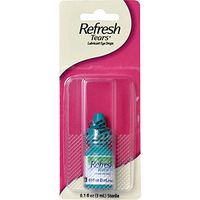 Refresh Tears Lubricant Eye Drops Travel Size Dry Eye Drops, Pack with 6 Bottles of 0.1 fl oz (Total 0.6 fl oz or 18mL)