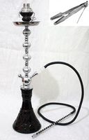 new Hookah 28" Black 1 hose shisha nargila bar narguile nargile glass water Vase