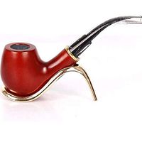 ZXCVB Red Sandalwood Pipe White Tail Transparent Cigarette Holder Mahogany Manual Filter Pipe (excluding The Base)