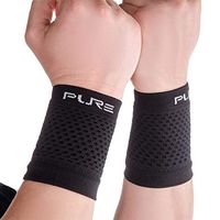 Lightweight Wrist Supports – Compression Wrist Sleeve, Relieve Carpal Tunnel, Arthritis (Large, Midnight Black)