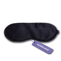 ALASKA BEAR Natural Silk Sleep mask & Blindfold, Super-Smooth Eye mask (One Strap(w/Nose Baffle)) - The Authentic are ONLY"Sold by Alaska Bear"