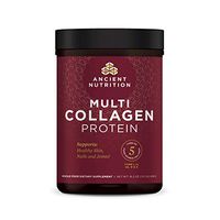 Ancient Nutrition Multi Collagen Protein Powder - Pure, Formulated by Dr. Josh Axe, 5 Types of Food Sourced Collagen Peptides, Supports Joints, Skin and Nails, Made Without Gluten & Dairy, 16.2 oz