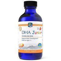 Nordic Naturals Pro DHA Junior Liquid - Fish Oil, 170 mg EPA, 255 mg DHA, Support for Healthy Neurological, Nervous System, Eye, and Immune System Development*, 4 oz.