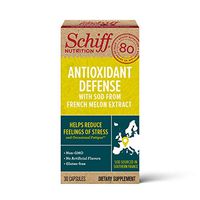 Antioxidant Defense with SOD Capsules, Schiff (30 Count in a Bottle), Gluten Free, Non-GMO & No Artificial Flavor Supplement That Helps Reduce Feelings of Stress and Occasional Fatigue٭,¹