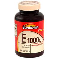 Sundown, E-400 Iu D-Alpha Natural Softgels, 100 ct