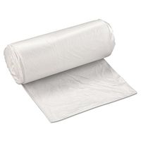 Inteplast S243308N High-Density Can Liner, 24 x 33, 16gal, 8mic, Clear, 50/Roll, 20 Rolls/Carton