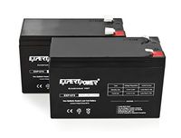 ExpertPower 12V 7.2AH Sealed Lead Acid (SLA) Rechargeable Battery for Security Alarm System With F2 Terminals || EXP1272 || 2 Pack