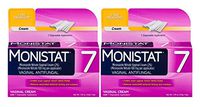 Monistat 7-Day Yeast Infection Treatment, Cream with Disposable Applicators, Pack of 2