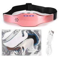 Eye Massager, Head Massage Device Wireless Intelligent Migraine for Pressure Relief Sleep Insomnia(Pink)
