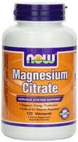 Now Foods Magnesium Citrate 400 mg Veg-capsules, 120-Count