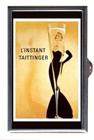 Taittinger Vintage French Advertisement Decorative Pill Box