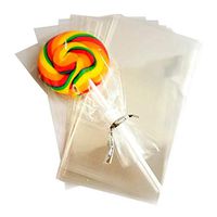 Cellophane OPP Bag 200Pcs Clear Flat Cello Bags Bakery Candy Cookie Chocolate Bags (3X5 inch)
