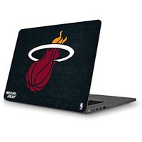 Skinit Decal Laptop Skin for MacBook Pro 13 (2013-15 Retina Display) - Officially Licensed NBA Miami Heat Black Partial Logo Design