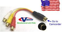 Audio Video AV Cable Cord for All Camcorder to TV