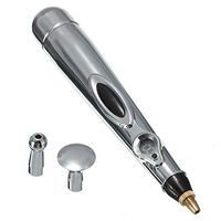 Electronic Mayitr Acupuncture Pen 9 Grades Adjustable Energy Heal Massage Pen with 2 Massage Head Meridian Energy Pen Relief Pain Tools