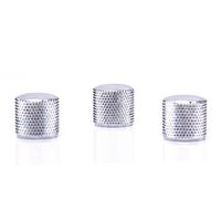 3 pcs Silver Volume Tone Control Knob for Electric Guitar