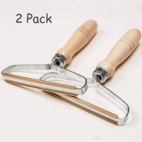 Portable Lint Remover, Clothes Fuzz Shaver - Reusable Double Sided Lint Remover Travel Brush for Removing Lint Pet Hair Dust in Clothes and Furniture (2 Pack)