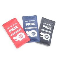 3 Pieces Reusable Waterproof Microwavable Freezable Hot Cold Gel Pack for Sports Injuries Shoulders Arm Knee Ankle Neck Pain