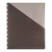 TUL Custom Note-Taking System Discbound Pocket Dividers, 8 1/2" x 11", Letter Size, Gray, Pack of 2