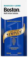 Boston Bausch & Lomb Simplus Multi Action Solution for Rgp Lenses 120ml