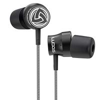 LUDOS Turbo Grey in-Ear Earphones, Fashionable Ergonomic Headphones, New Memory Foam, Durable Cable, Headphones with Microphone, Bass, Volume Control for Samsung, iPhone, Huawei
