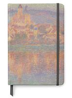 Claude Monet Art UV Printed on PU Leather A5 Bullet Dotted Journal Notebook