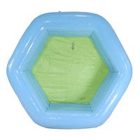 Inflatable Bathtub, Bath Pool, Bath Tub, Children (Color : Blue, Size : 133 * 50cm)