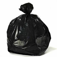 Plasticplace 40-45 Gallon Trash Bags on Rolls 1.2 Mil, 40" W x 46" H, Black, 100/case