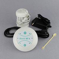 QiQibaby Ion Detox Ionic Foot Bath Spa Cell Cleanse Set Easy Use CE Approved Health Gift & 1 White Round Array & No Tub