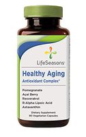 LifeSeasons - Healthy Aging - Anti Aging Supplement - Antioxidant Complex - Acai Berry, Astaxanthin, Resveratrol, R-Alpha Lipoic Acid and Pomegranate Extract - 90 Capsules