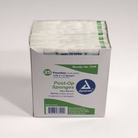 Dynarex Post-op Sponge 4 Ply Sterile, 1200 Count