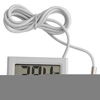 LED Thermometer,Mini LED Display Digital Temperature Meter Probe Sensor Digital LCD Thermometer A Precise Digital Thermometer Monitors Temperature of The Temperature in Real-time