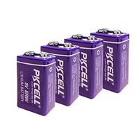 9V Li-SOCl2 Battery 1200mAh Battery for Smoke Detectors 4Pcs