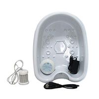 ZBSPA Ion Cleanse Detox Foot Spa with Plastic Foot Tub Bucket Foot Bath Detox Device Ionic Detox Machine