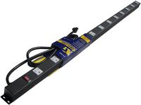 4' 12 Outlet Metal Power Strip