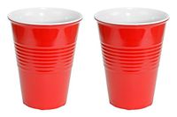 Fairly Odd Novelties 20oz Red Cup Made Out Of Melamine 2 Pack Living It Large Drink Solo or With A Friend