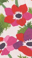 Caspari 3-Ply Paper Poiret Floral, Guest Towel Napkins, Ivory Pack of 30