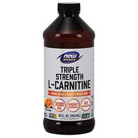 NOW Sports Nutrition, L-Carnitine Liquid, Triple Strength 3000 mg, Citrus, 16-Ounce