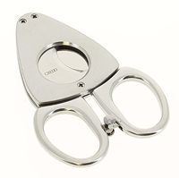 Crédo brushed steel synchro cigar cutter