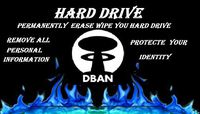 WIPE HARD DRIVE DISK MANAGEMENT ERASER WINDOWS USB FOR PC & LAPTOP AND DESKTOP