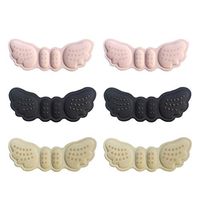 Milisten Heel Inserts 3 Pairs of 4D High Heel Insoles Soft Gel Heel Grips, High Heel Liners Anti Slip Heel Inserts Against Pain and Blisters for Female Women