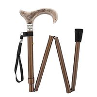 Pearlz Designer Fold able Travel Canes (Champagne)