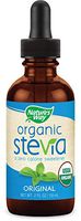 Nature's Way Organic Stevia Zero Calorie Sweetener no Bitterness, Vegetarian Non-GMO Original, 2 Oz