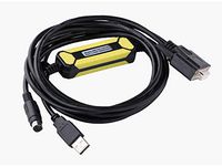 Amsamotion USB-1761-1747-CP3 Yellow-Black New Design Cable Suitable Rockwell AB Series PLC Programming Cable with Factory Direct Sale