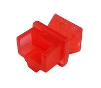 R.J. Enterprises - RJ45 Jack Dust Cover, Cap, Protector, Red (Price per bag of 100p) DC-0-RD