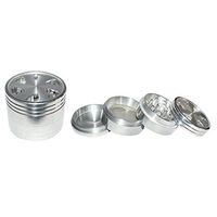 KrmaX Silver Magnetic 4 Part Grinder 50 mm