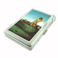 Salvador Dali Girl With Curls Cigarette Case with Built In Lighter D-165