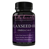 Flaxseed Oil Omega 3-6-9 Plant Source Omega-3, Supports Healthy Heart Function, Reduce Inflammation